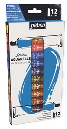 [PEPEAQ1212ML668900] - PEINTURE PEBEO AQUARELLE WATER 12X12ML 668900